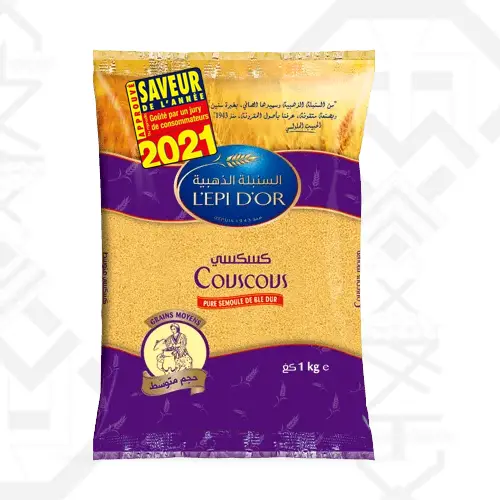 Couscous moyen 1 KG – L’ÉPI D’OR 