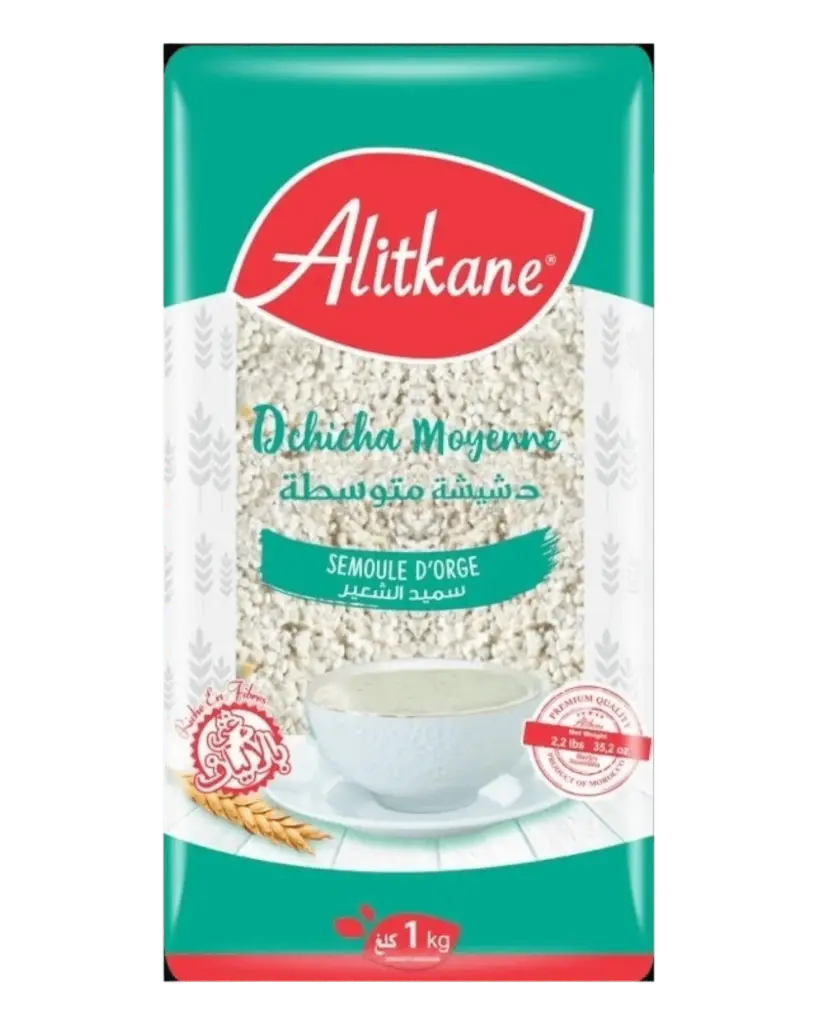 Alitkane Dchicha Semoule D'orge Moyenne 1 KG